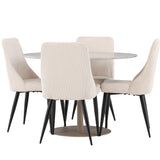 Lycke jídelní stůl s jídelní židlí Leone