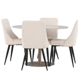 Lycke jídelní stůl s jídelní židlí Leone