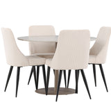 Lycke jídelní stůl s jídelní židlí Leone