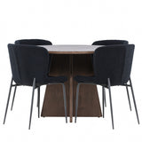 Bootcut jídelní stůl s jídelní židlí Modesto