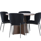 Bootcut jídelní stůl s jídelní židlí Modesto