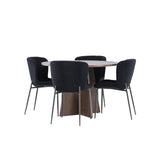 Bootcut jídelní stůl s jídelní židlí Modesto