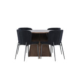 Bootcut jídelní stůl s jídelní židlí Modesto