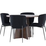 Bootcut jídelní stůl s jídelní židlí Modesto