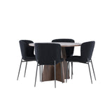 Bootcut jídelní stůl s jídelní židlí Modesto