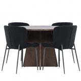 Bootcut jídelní stůl s jídelní židlí Modesto