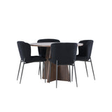 Bootcut jídelní stůl s jídelní židlí Modesto