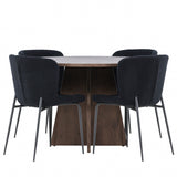 Bootcut jídelní stůl s jídelní židlí Modesto