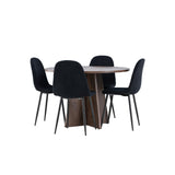 Bootcut jídelní stůl s jídelní židlí Polar