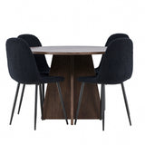 Bootcut jídelní stůl s jídelní židlí Polar