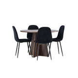 Bootcut jídelní stůl s jídelní židlí Polar