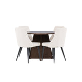 Bootcut jídelní stůl s jídelní židlí Leone