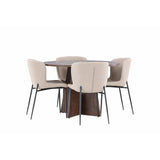 Bootcut jídelní stůl s jídelní židlí Modesto