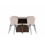 Bootcut jídelní stůl s jídelní židlí Modesto