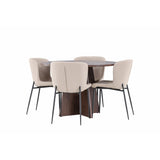 Bootcut jídelní stůl s jídelní židlí Modesto