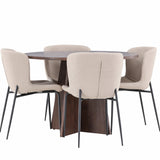 Bootcut jídelní stůl s jídelní židlí Modesto