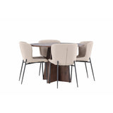 Bootcut jídelní stůl s jídelní židlí Modesto