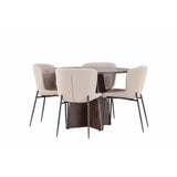 Bootcut jídelní stůl s jídelní židlí Modesto