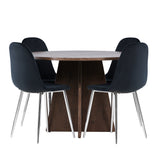 Bootcut jídelní stůl s jídelní židlí Polar