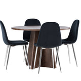 Bootcut jídelní stůl s jídelní židlí Polar