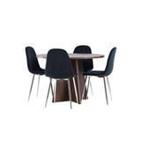 Bootcut jídelní stůl s jídelní židlí Polar