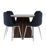 Bootcut jídelní stůl s jídelní židlí Polar