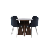 Bootcut jídelní stůl s jídelní židlí Polar