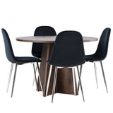 Bootcut jídelní stůl s jídelní židlí Polar