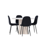 Jídelní stůl Olivia s jídelní židlí Polar