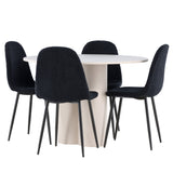 Jídelní stůl Olivia s jídelní židlí Polar