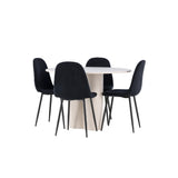 Jídelní stůl Olivia s jídelní židlí Polar