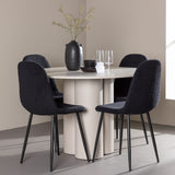 Jídelní stůl Olivia s jídelní židlí Polar