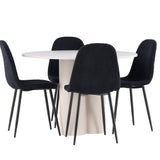 Jídelní stůl Olivia s jídelní židlí Polar