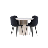 Jídelní stůl Olivia s jídelní židlí Polar