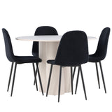 Jídelní stůl Olivia s jídelní židlí Polar