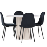 Jídelní stůl Olivia s jídelní židlí Polar