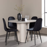 Jídelní stůl Olivia s jídelní židlí Polar