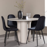 Jídelní stůl Olivia s jídelní židlí Polar