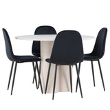 Jídelní stůl Olivia s jídelní židlí Polar