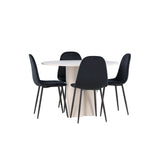 Jídelní stůl Olivia s jídelní židlí Polar