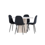 Jídelní stůl Olivia s jídelní židlí Polar