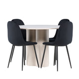 Jídelní stůl Olivia s jídelní židlí Polar