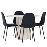 Jídelní stůl Olivia s jídelní židlí Polar