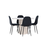 Jídelní stůl Olivia s jídelní židlí Polar