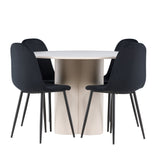 Jídelní stůl Olivia s jídelní židlí Polar