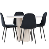 Jídelní stůl Olivia s jídelní židlí Polar