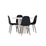 Jídelní stůl Olivia s jídelní židlí Polar