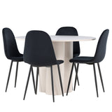 Jídelní stůl Olivia s jídelní židlí Polar