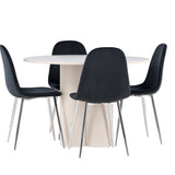 Jídelní stůl Olivia s jídelní židlí Polar