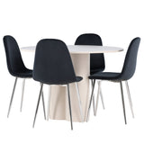 Jídelní stůl Olivia s jídelní židlí Polar